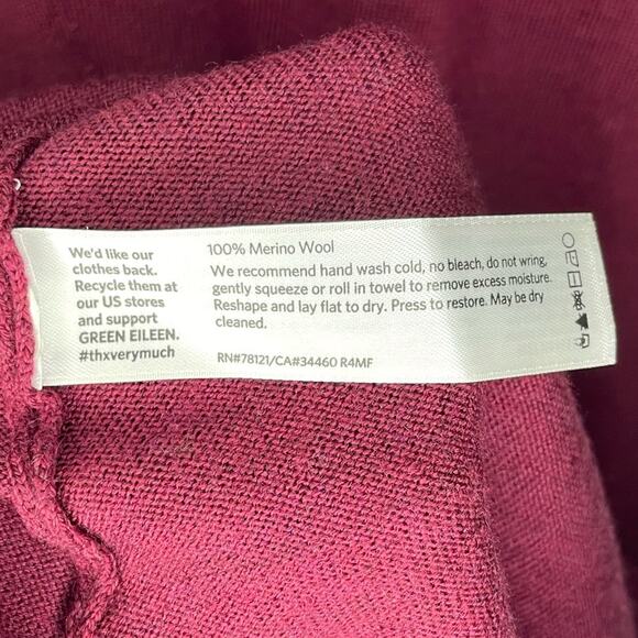 Eileen Fisher Merino Wool Jersey Dress Size XS - Picture 3 of 5